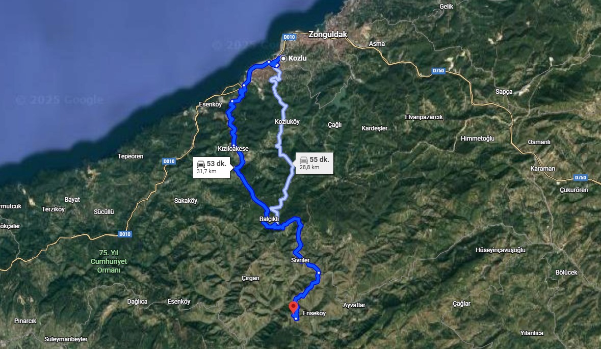 ZONGULDAK KOZLU ÇAMKÖY KÖYÜNDE 625 M² TARLAMIZ SATILIKTIR. - ZONGULDAK KOZLU fotoğraf 3
